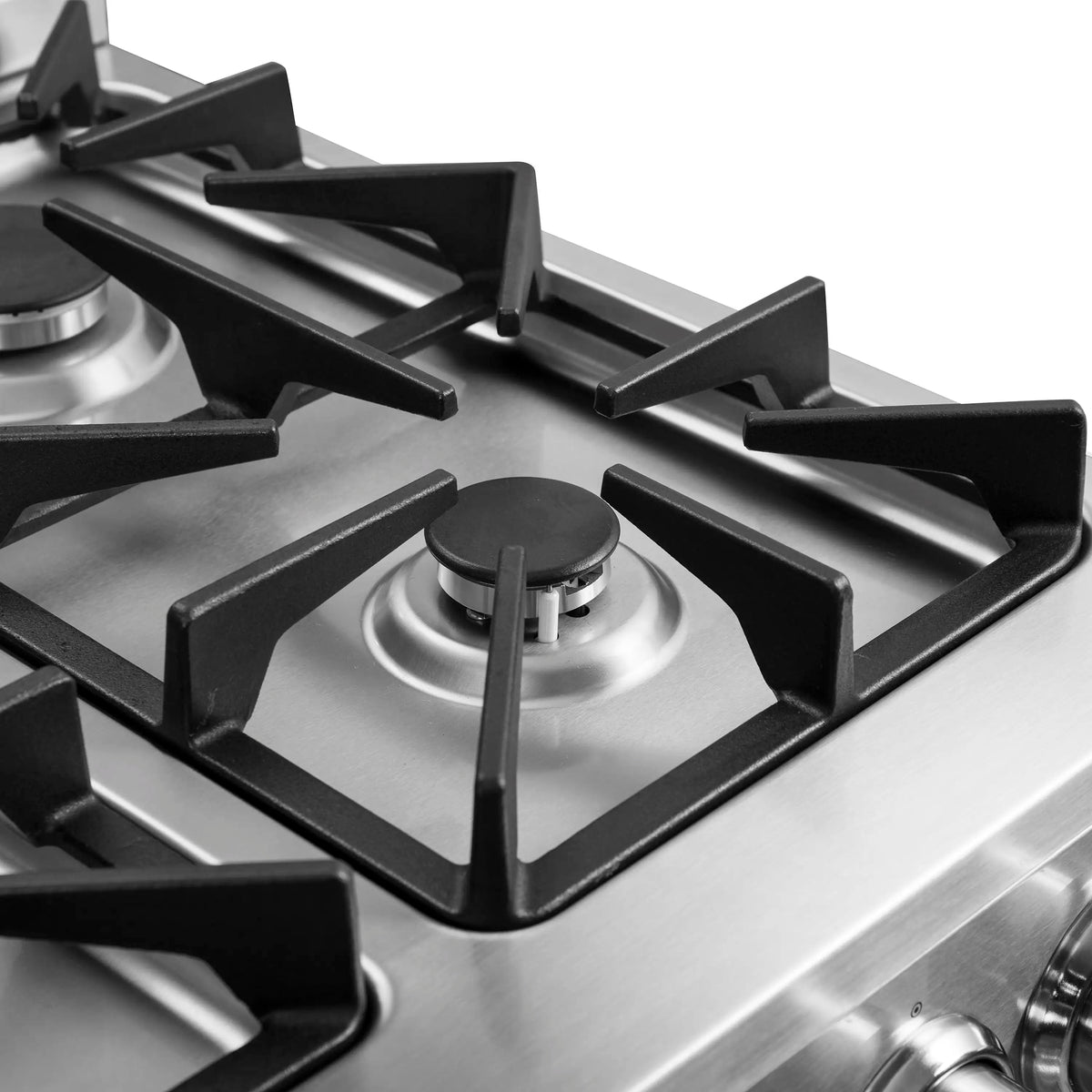 Forno Breno 24-Inch Freestanding Gas Range, 4 Burners, Stainless Steel (FFSGS6272-24)