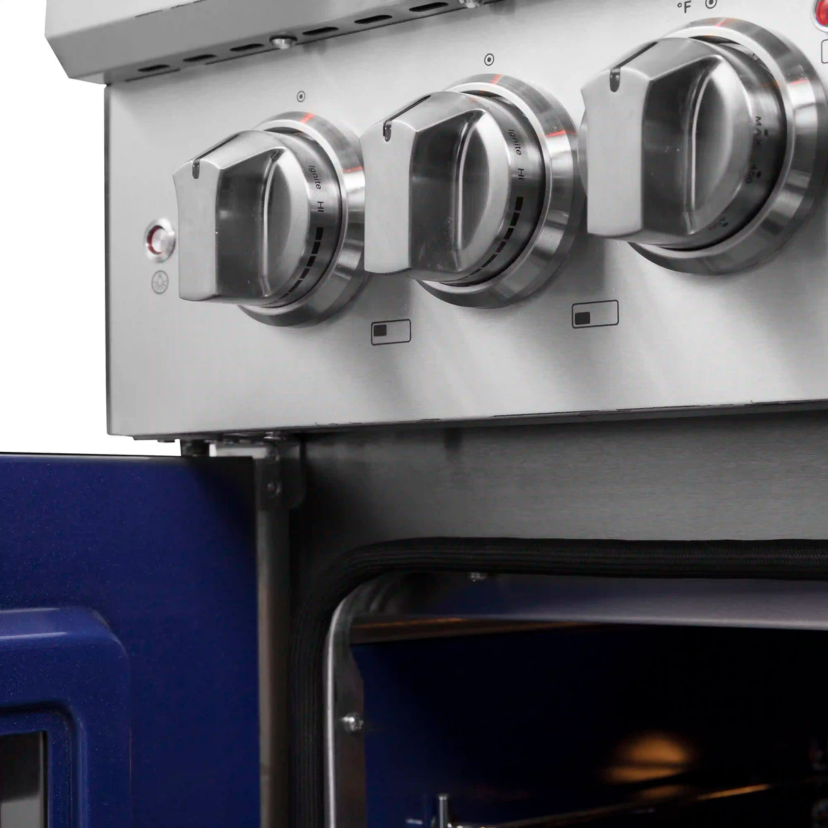 Forno Massimo 48-Inch Freestanding French Door Dual Fuel Range, Stainless Steel (FFSGS6325-48)