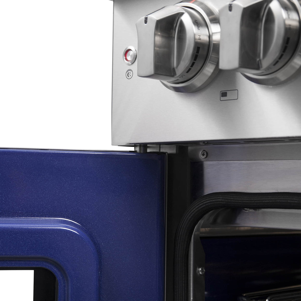 Forno Capriasca 30-Inch Freestanding Dual Fuel Range, 5 Gas Burners, 100,000 BTUs, French Door Electric Oven, Stainless Steel (FFSGS6387-30)