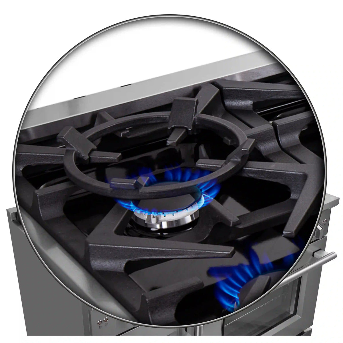 Forno Massimo 48-Inch Freestanding French Door Gas Range, Stainless Steel (FFSGS6439-48)