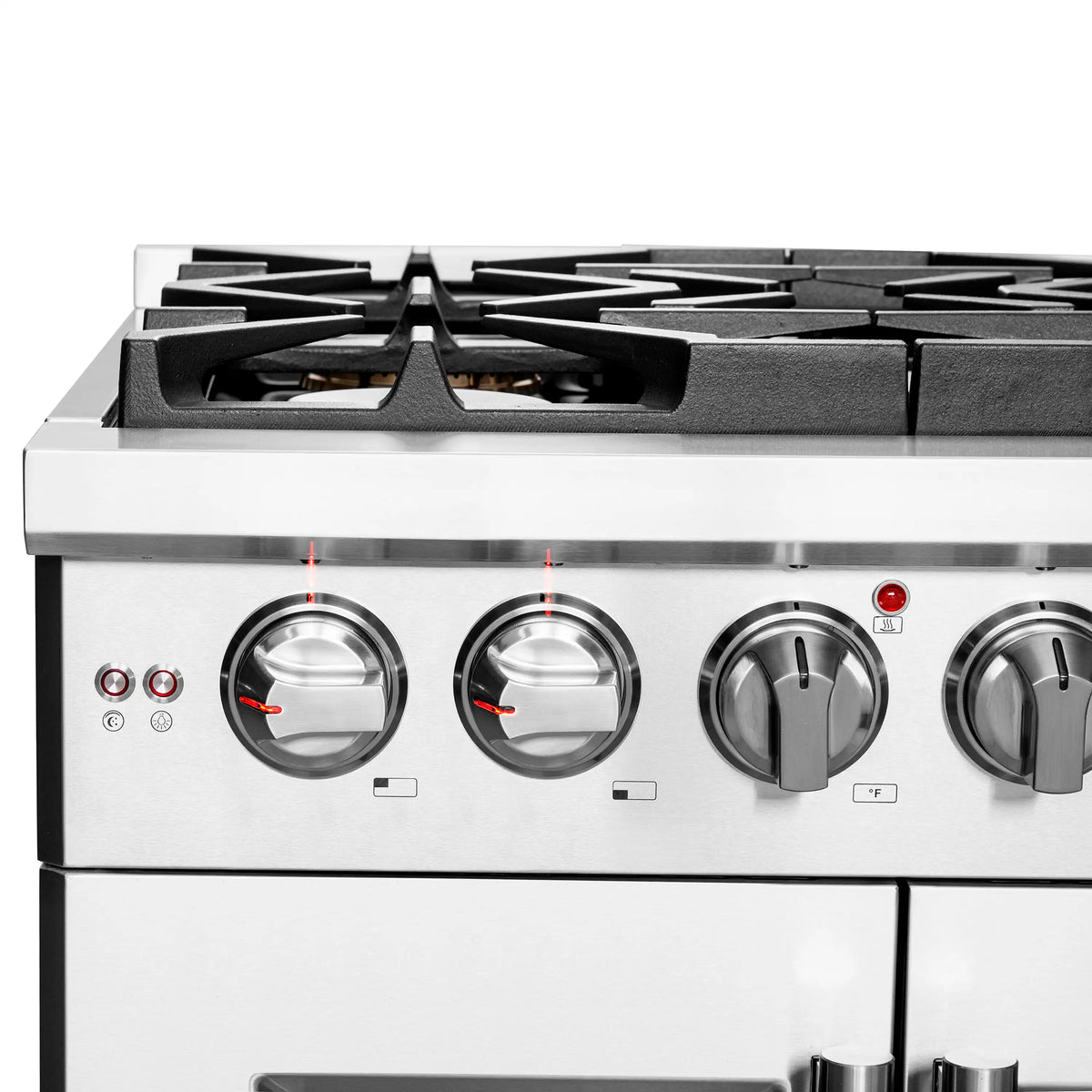 Forno Capriasca 30-Inch Freestanding Gas Range, 5 Gas Burners, 100,000 BTUs, French Door Gas Oven, Stainless Steel (FFSGS6460-30)