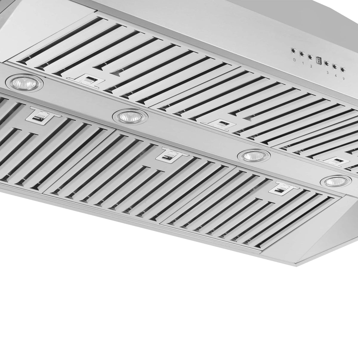 Forno Coppito 48-Inch Island Range Hood, 1200 CFM Motor, Stainless Steel (FRHIS5129-48)
