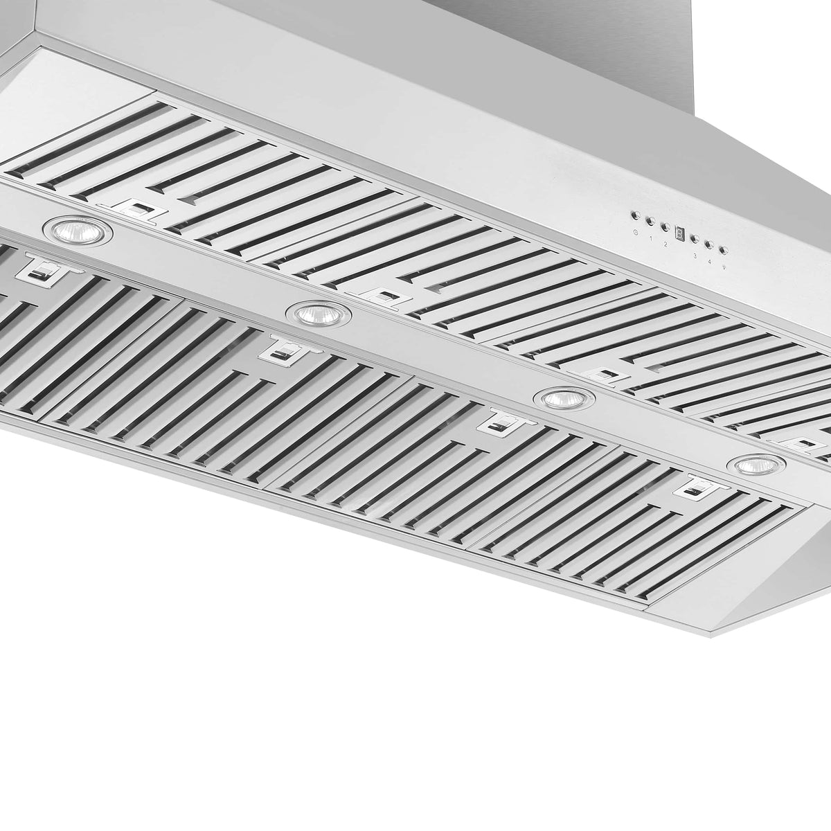 Forno Coppito 60-Inch Island Range Hood, 1200 CFM Motor, Stainless Steel (FRHIS5129-60)