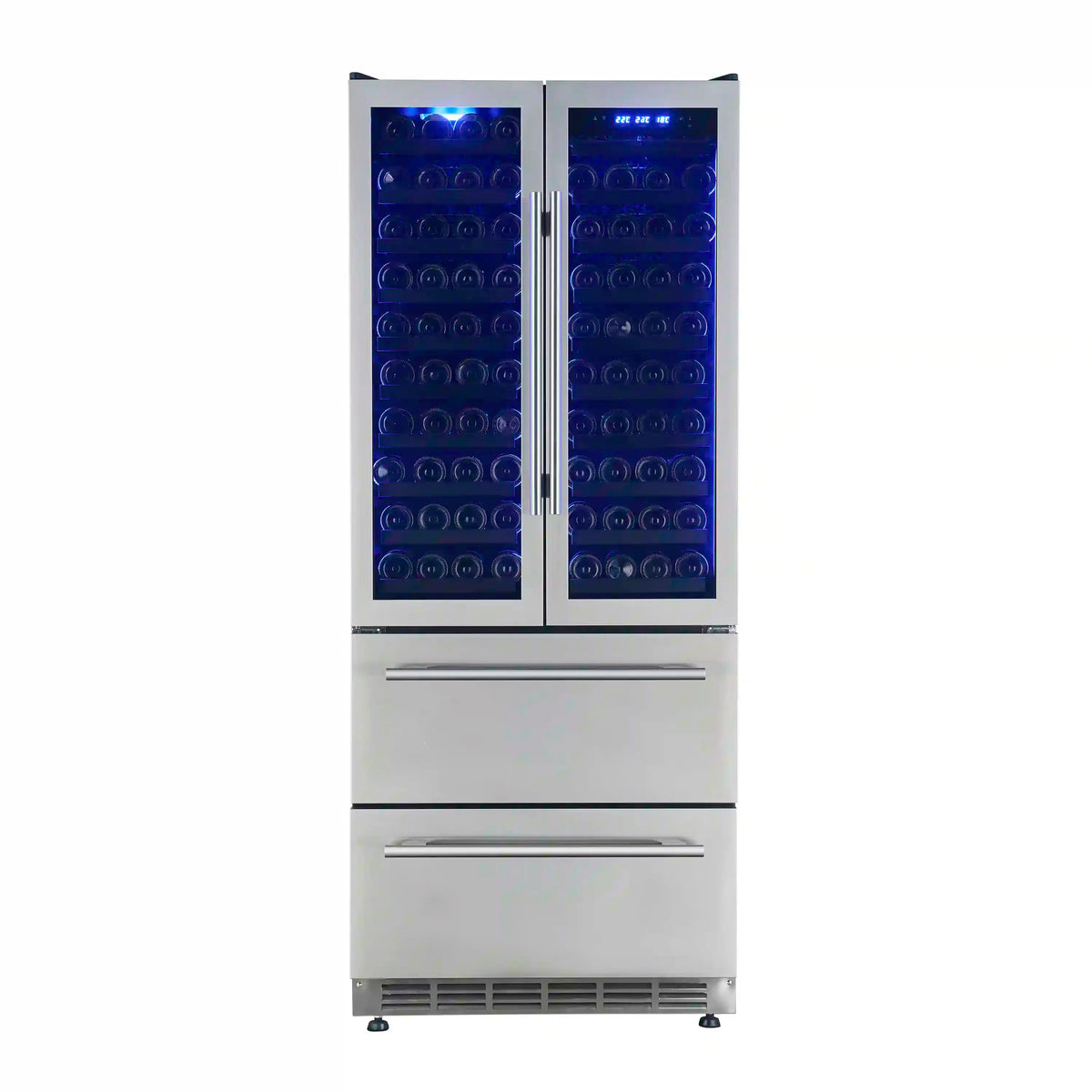 Forno Campania 32-Inch Wine Cooler/Beverage Refrigerator Drawer, 17.7 Cu. Ft., Stainless Steel (FWCDR6635-32S)