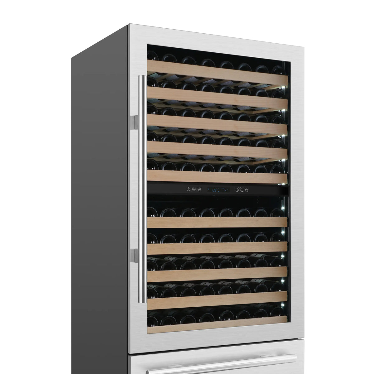 Forno Celano 30-Inch Built-In Dual Zone Wine Cellar/Beverage Cooler, 21.3 Cu. Ft. (FWCDR6697-30S)