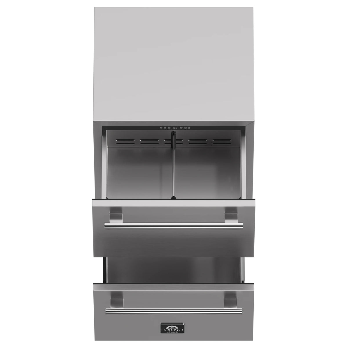 Forno Como 24-Inch Indoor/Outdoor Refrigerator Drawer, 4.87 Cu. Ft., Stainless Steel (FDROD1611-24S)