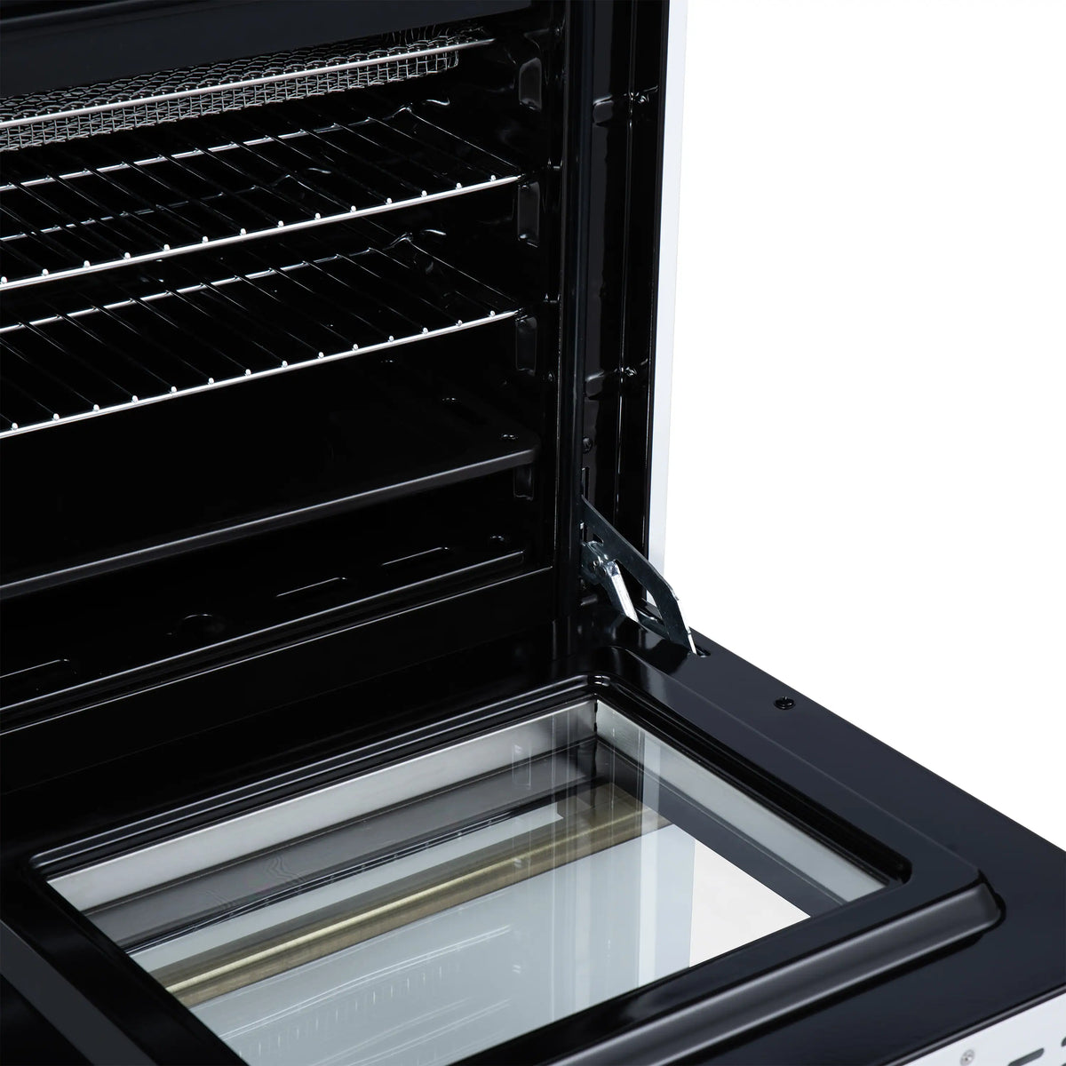 Forno Lamazze 20-Inch Freestanding Gas Range, White with Antique Brass Trim (FFSGS6265-20WHT)
