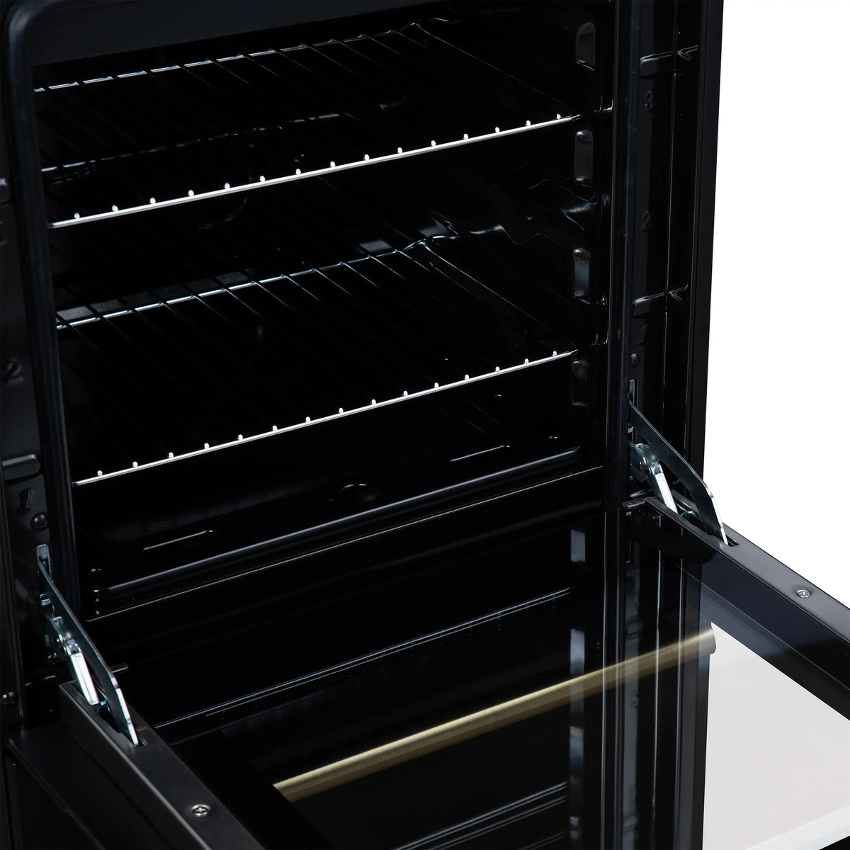 Forno Lamazze 20-Inch Freestanding Gas Range, Black with Antique Brass Trim (FFSGS6265-20BLK)