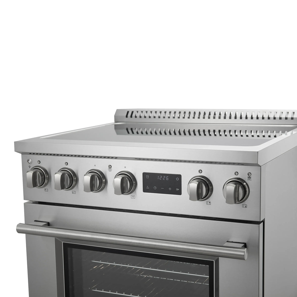 Forno Torino 30-Inch Freestanding Induction Range, True Convection, Air Fry, Stainless Steel (FFSIN0936-30)