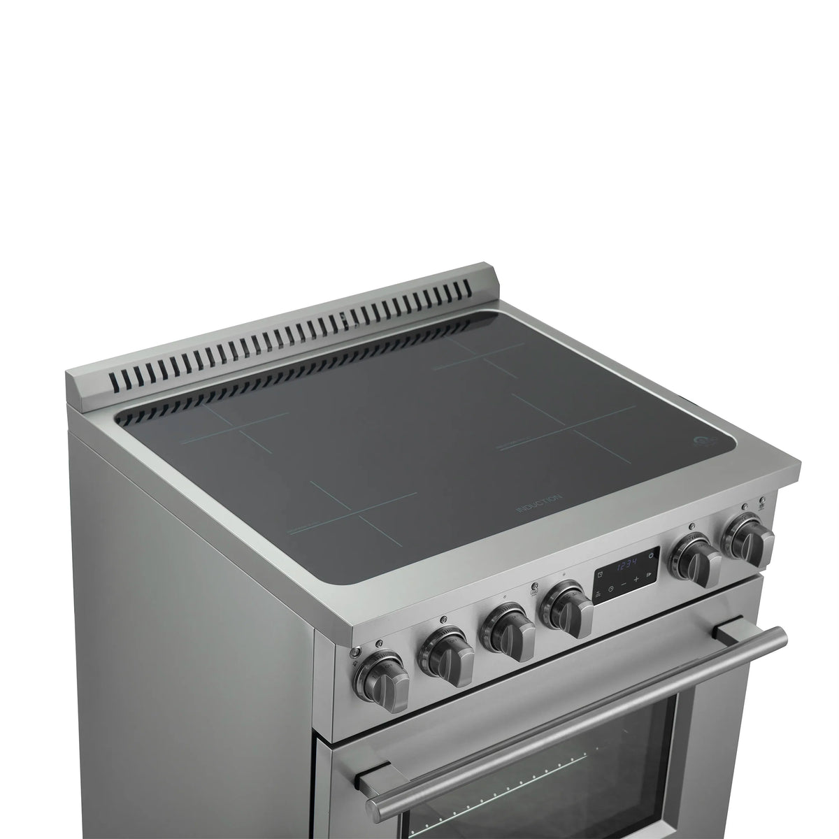 Forno Torino 30-Inch Freestanding Induction Range, True Convection, Air Fry, Stainless Steel (FFSIN0936-30)
