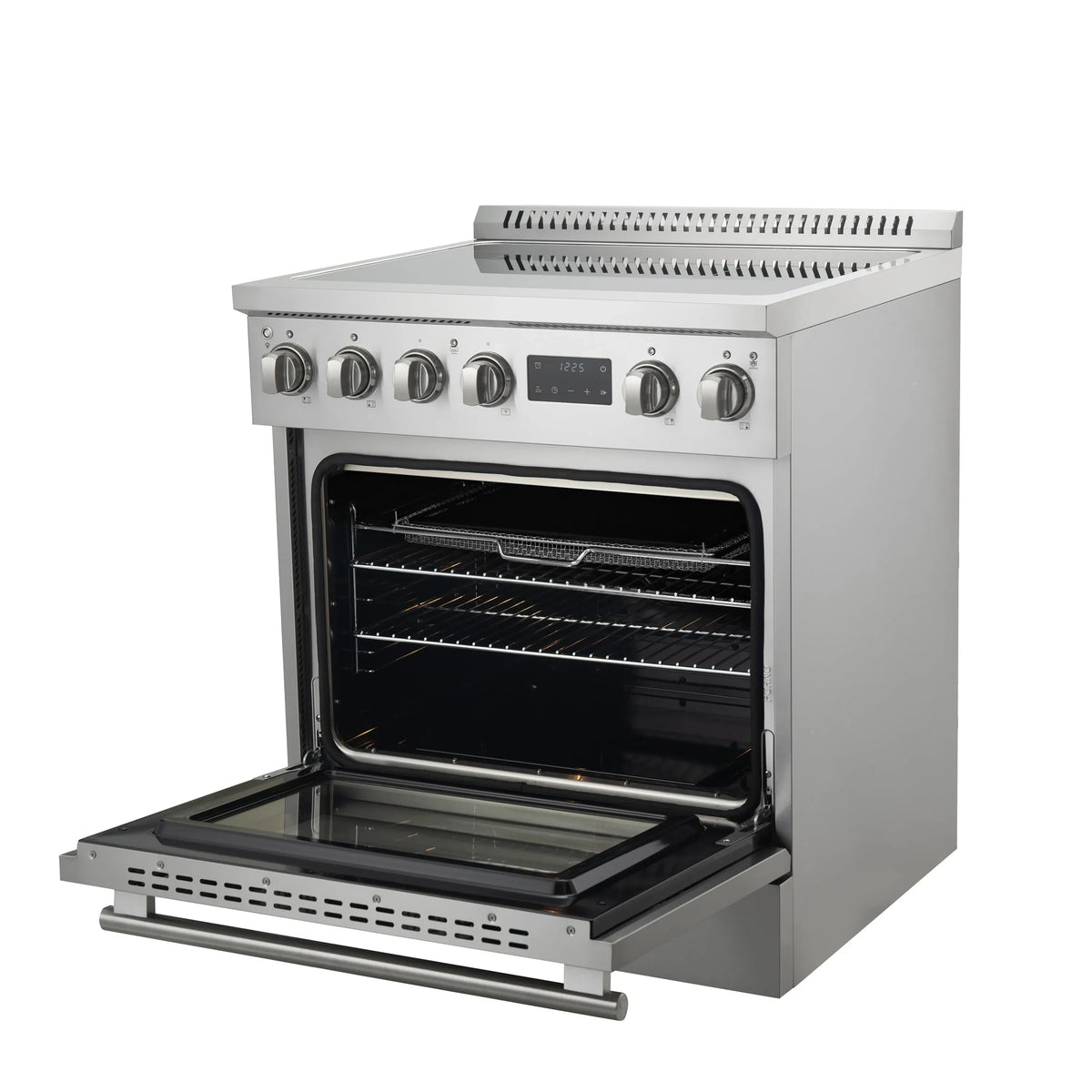 Forno Torino 30-Inch Freestanding Induction Range, True Convection, Air Fry, Stainless Steel (FFSIN0936-30)