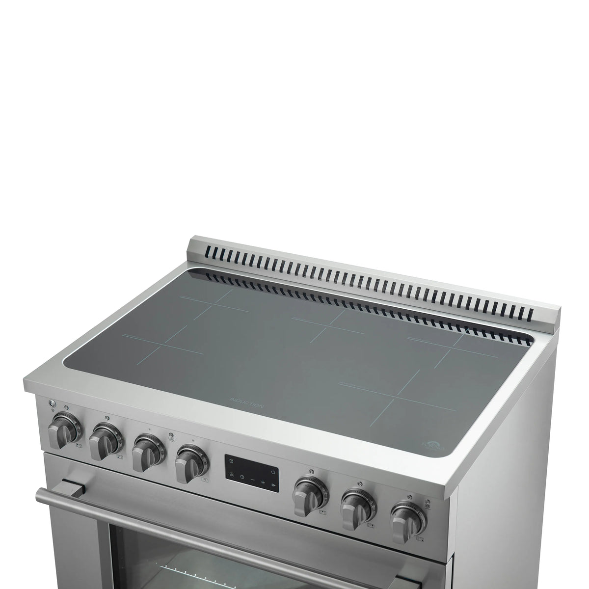 Forno Torino 36-Inch Freestanding Induction Range, True Convection, Air Fry, Stainless Steel (FFSIN0936-36)