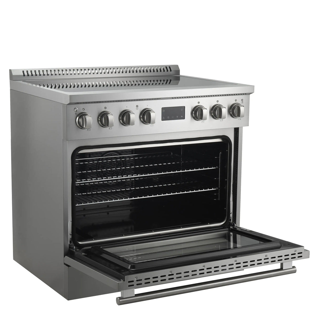 Forno Torino 36-Inch Freestanding Induction Range, True Convection, Air Fry, Stainless Steel (FFSIN0936-36)