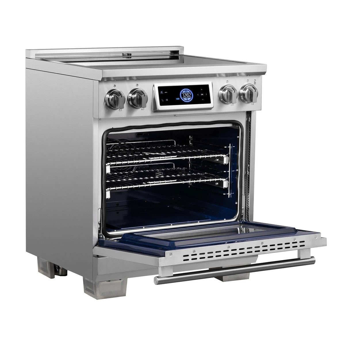 Forno Maximus 30-Inch Freestanding Induction Range, Air Fryer, Stainless Steel (FFSIN0968-30)