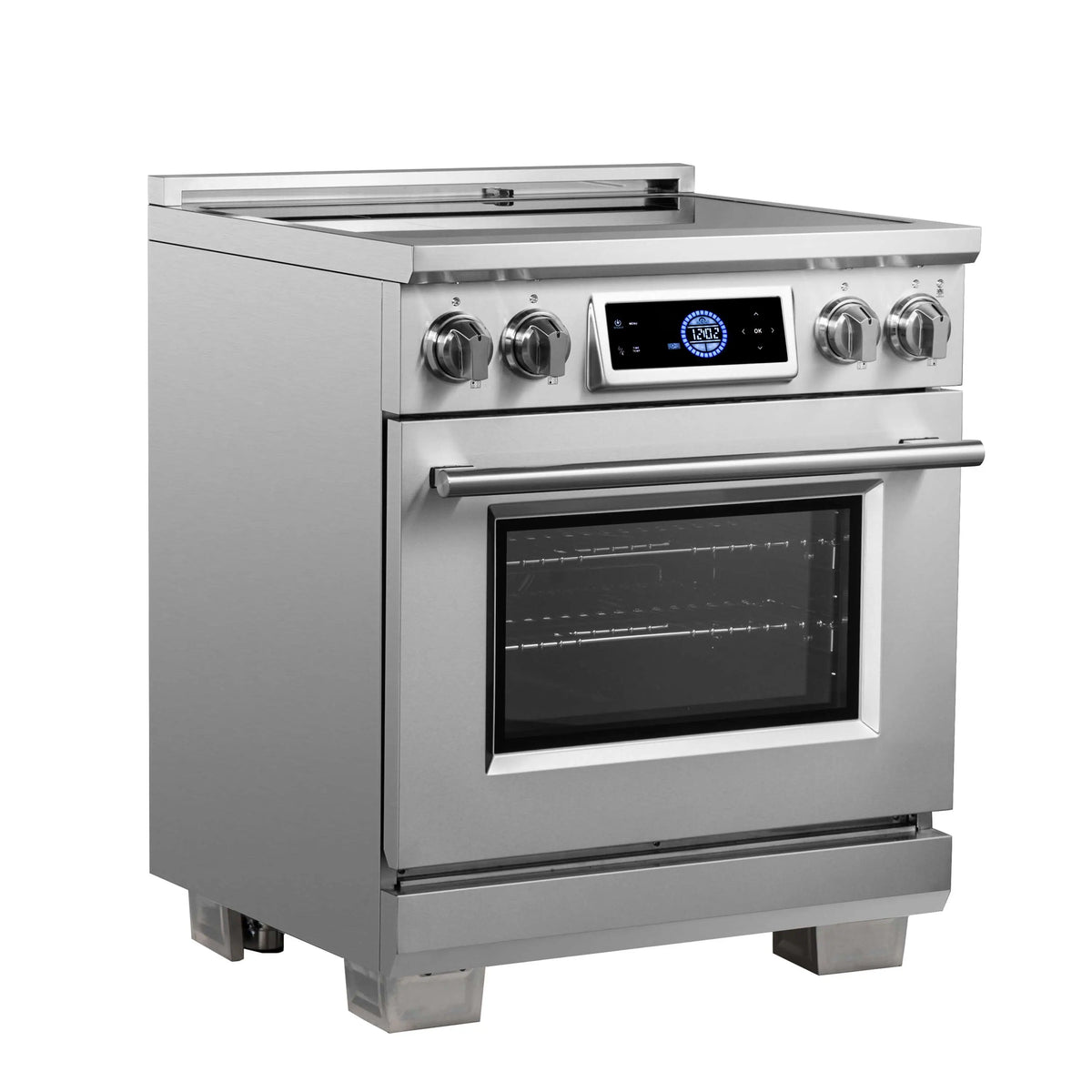 Forno Maximus 30-Inch Freestanding Induction Range, Air Fryer, Stainless Steel (FFSIN0968-30)