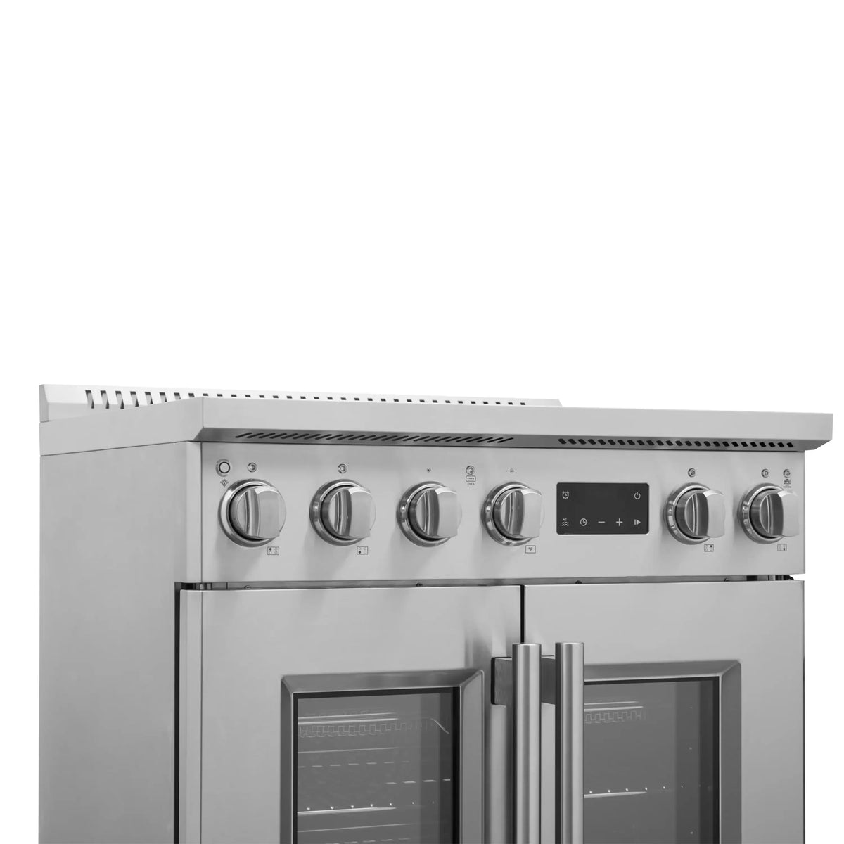 Forno Torino 30-Inch Freestanding French Door Induction Range, True Convection, Air Fry, Stainless Steel (FFSIN0950-30)