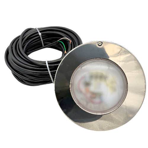 Hayward J&J Electronics | 21075 | PureWhite LED Pool Light – 120V, 100' Cord, 500W Equivalent, Replaces Pentair 601302 & 602179
