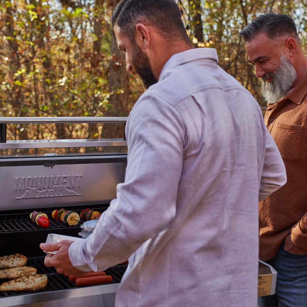 Monument Grills Mesa 415BZ Series Propane Gas Grill, 4 Burners, Stainless Steel