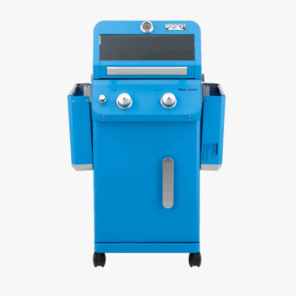 Monument Grills Mesa 200B Series Propane Gas Grill, 2 Burners, Blue (M200B)
