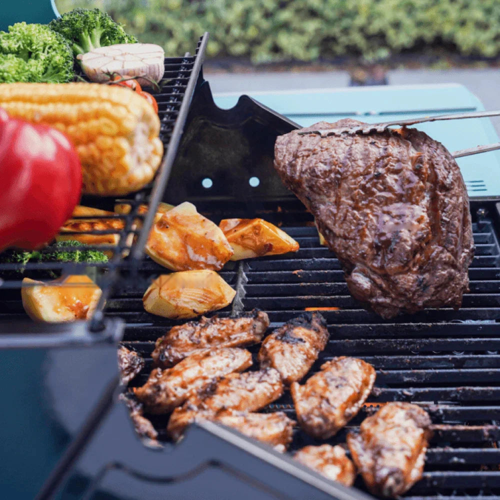 Monument Grills Mesa 200R Series Propane Gas Grill, 2 Burners, Red (M200R)