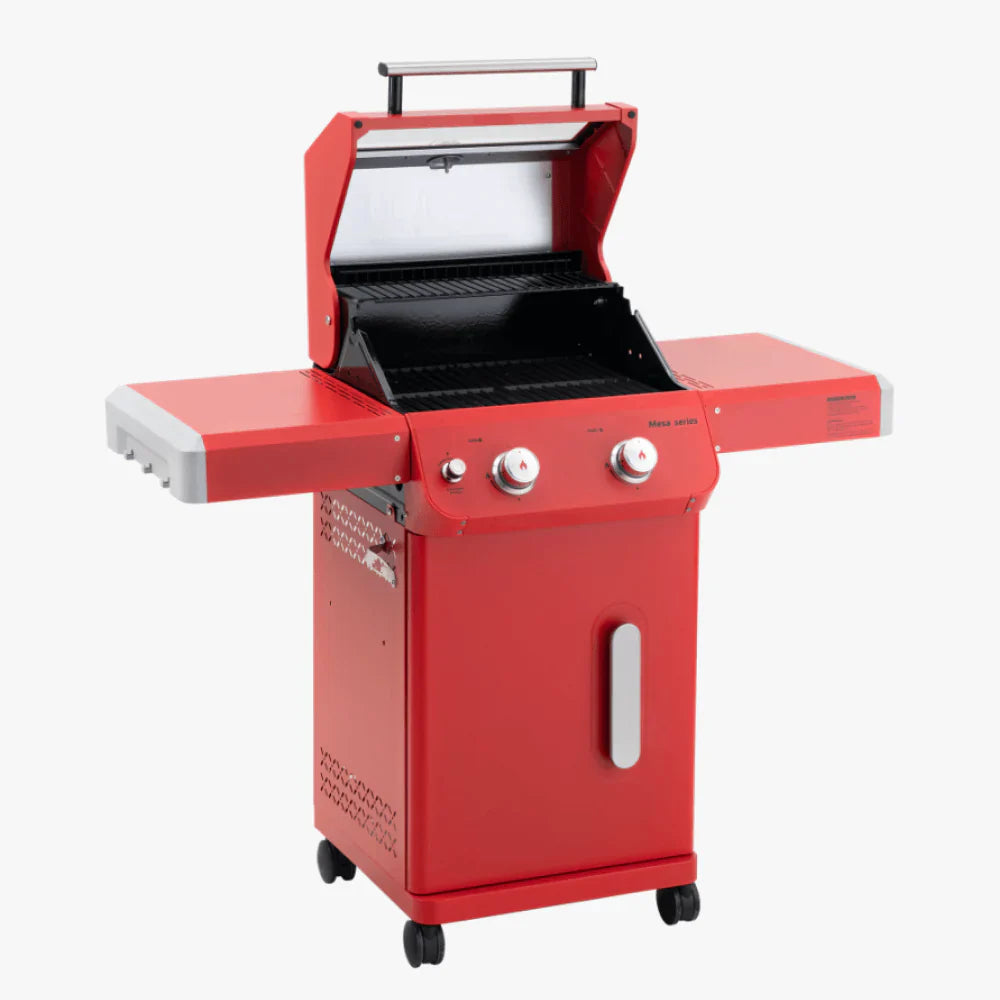 Monument Grills Mesa 200R Series Propane Gas Grill, 2 Burners, Red (M200R)