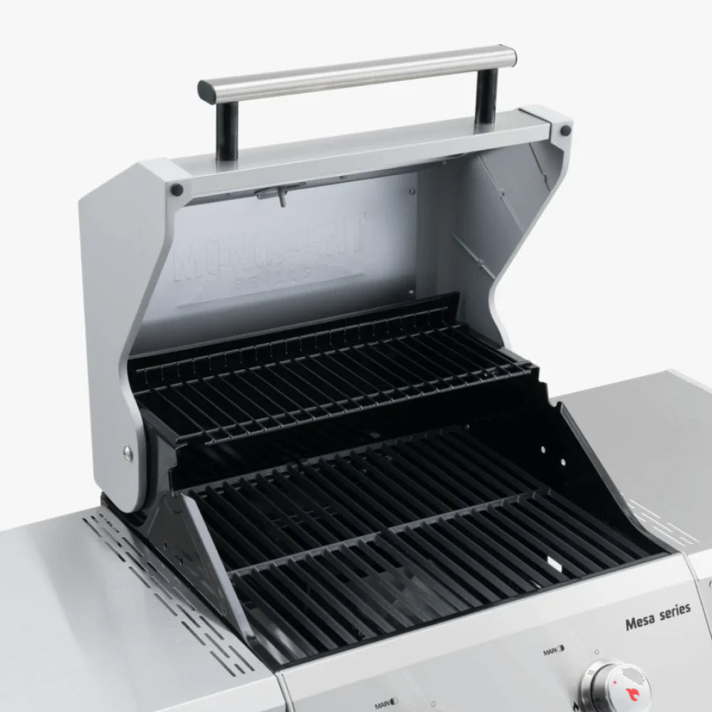Monument Grills Mesa 200S Series Propane Gas Grill, 2 Burners, Stainless Steel