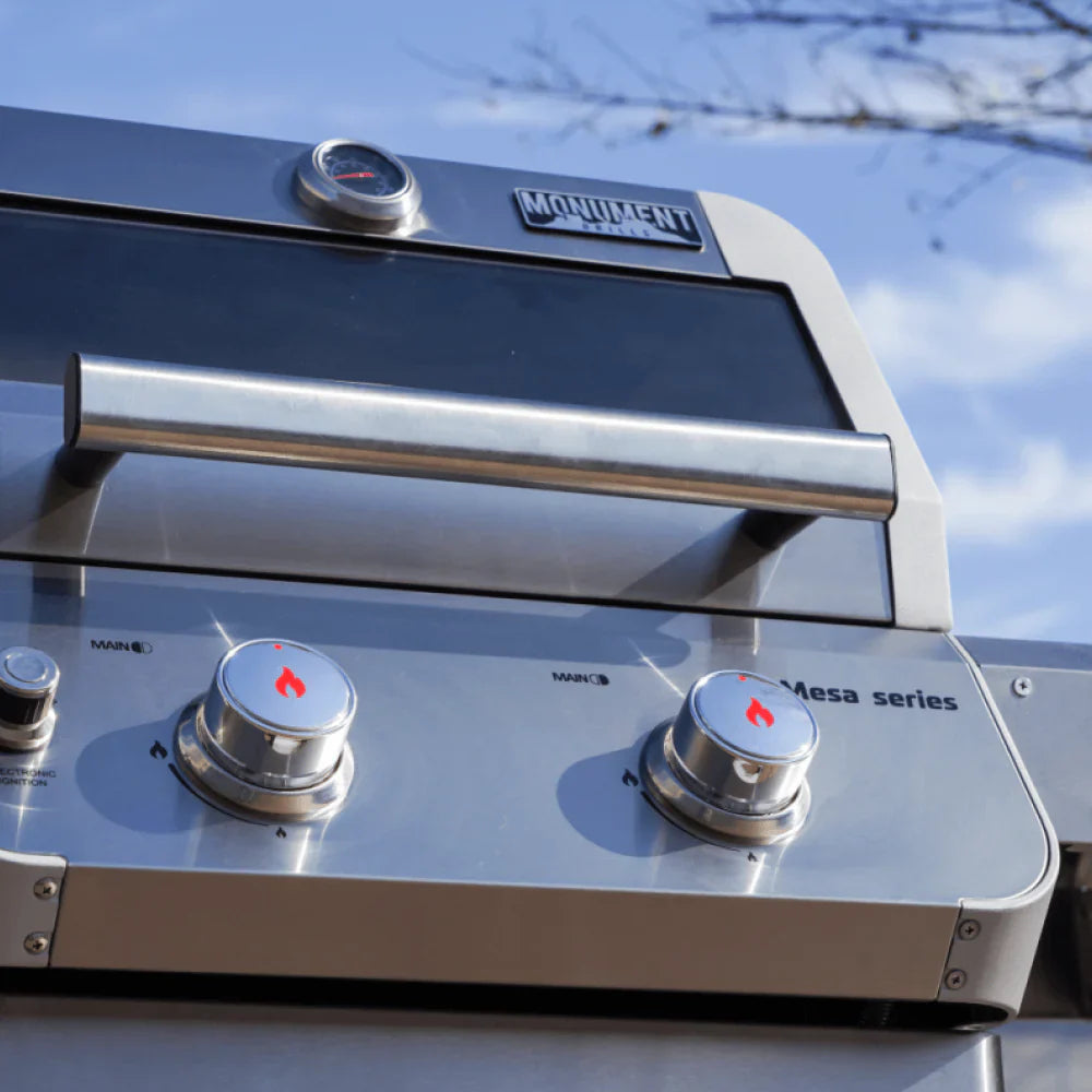 Monument Grills Mesa 200S Series | 2 Burner Propane Gas Grill in Stainless Steel