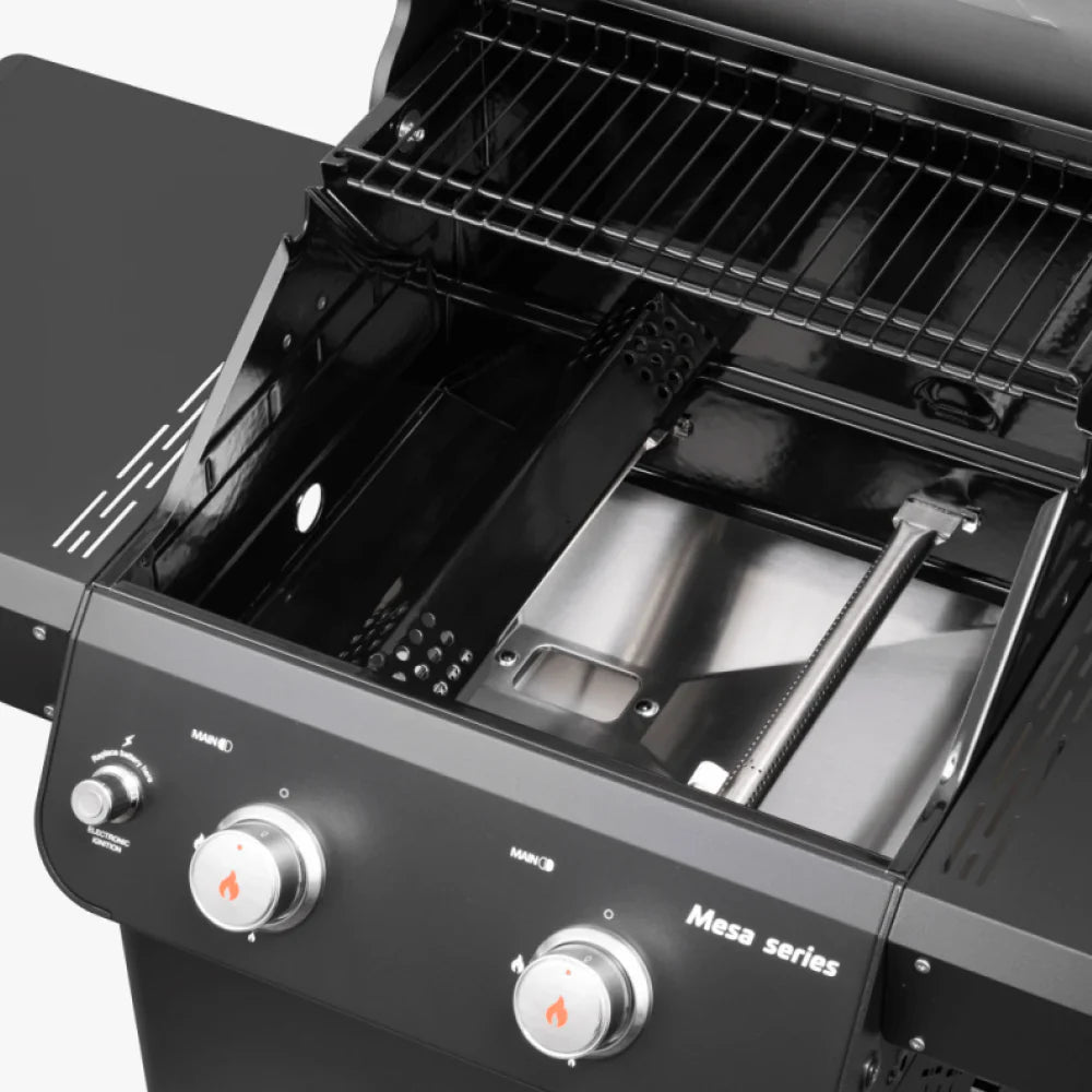 Monument Grills Mesa 220 Series Propane Gas Grill, 2 Burners, Black