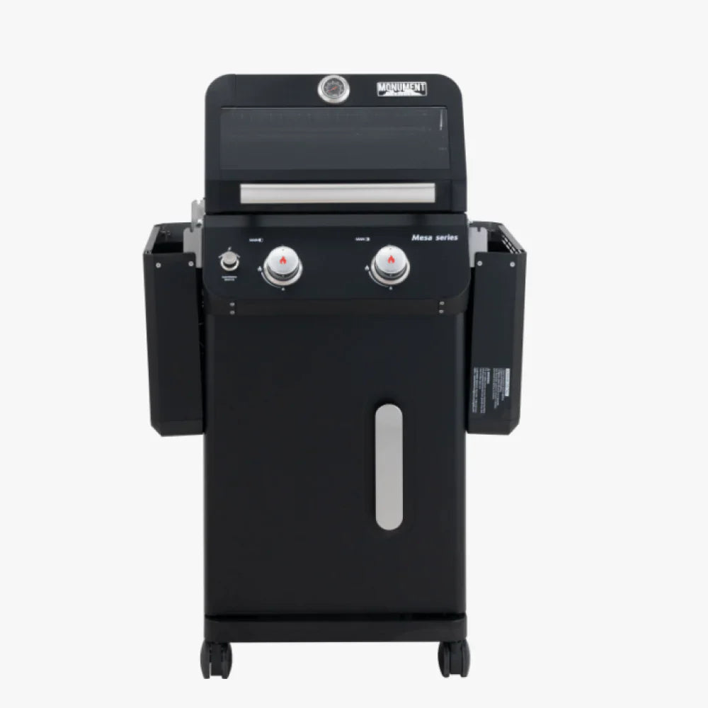 Monument Grills Mesa 220 Series Propane Gas Grill, 2 Burners, Black
