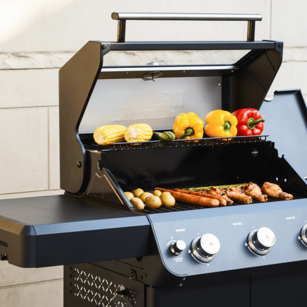 Monument Grills Mesa 325 Series Propane Gas Grill, 3 Burners, Black