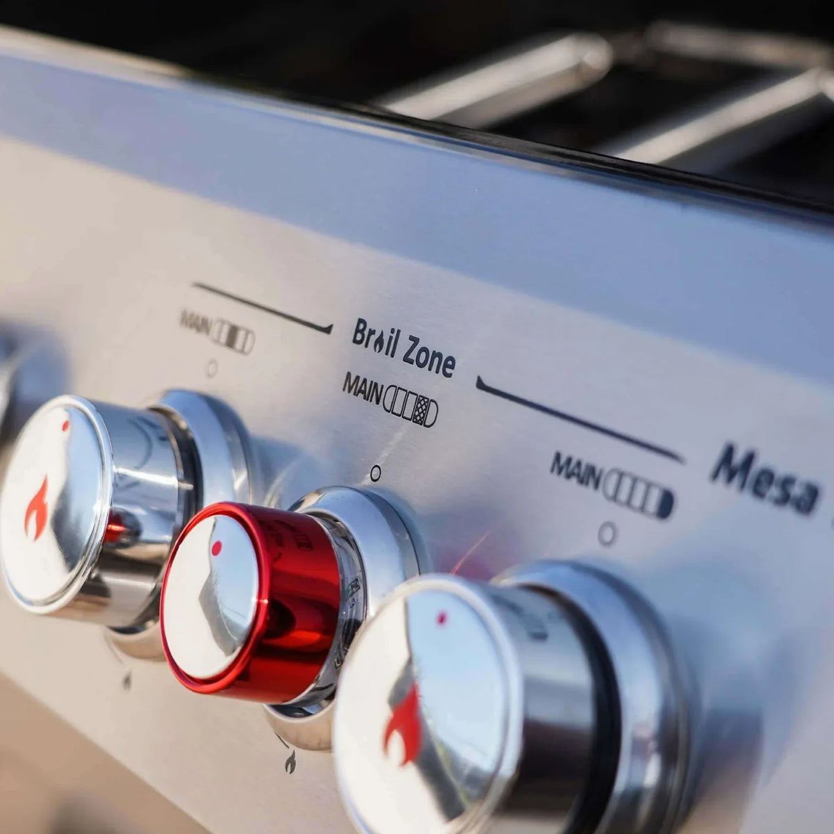 Monument Grills Mesa 415BZ Series Propane Gas Grill, 4 Burners, Stainless Steel