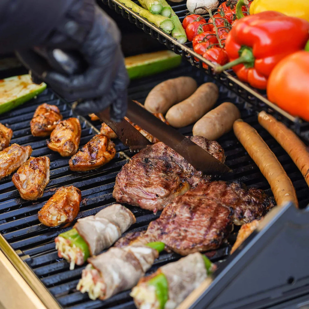 Monument Grills Mesa 415BZ Series Propane Gas Grill, 4 Burners, Stainless Steel