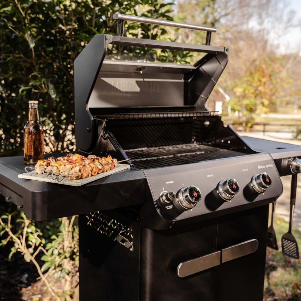 Monument Grills Mesa 325 Series Propane Gas Grill, 3 Burners, Black