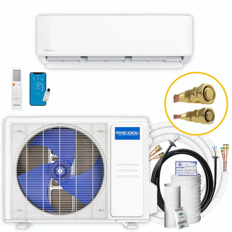 MRCOOL DIY 24K 24,000 BTU 20.5 SEER2 4th Gen Ductless Mini Split Air Conditioner and Heat Pump - 230V