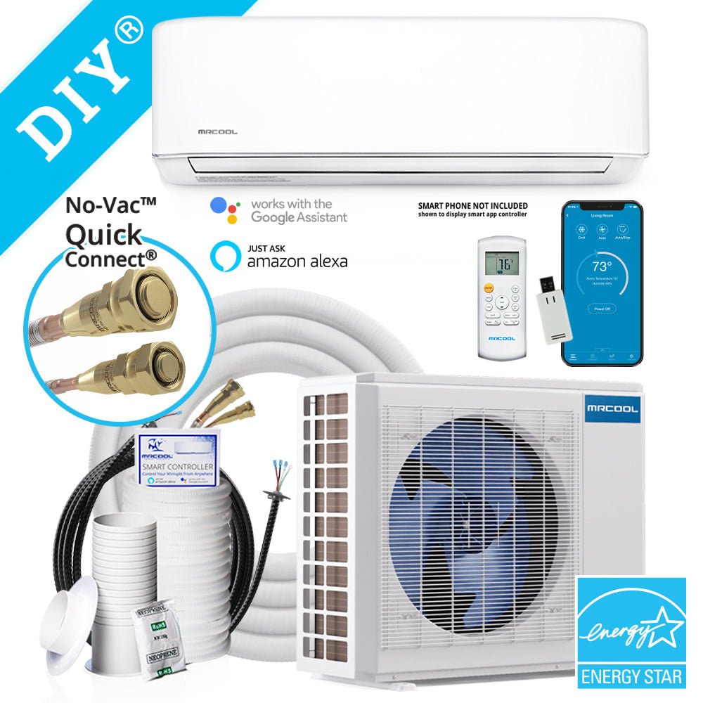 MRCOOL DIY 24K 24,000 BTU 20.5 SEER2 4th Gen Ductless Mini Split Air Conditioner and Heat Pump - 230V