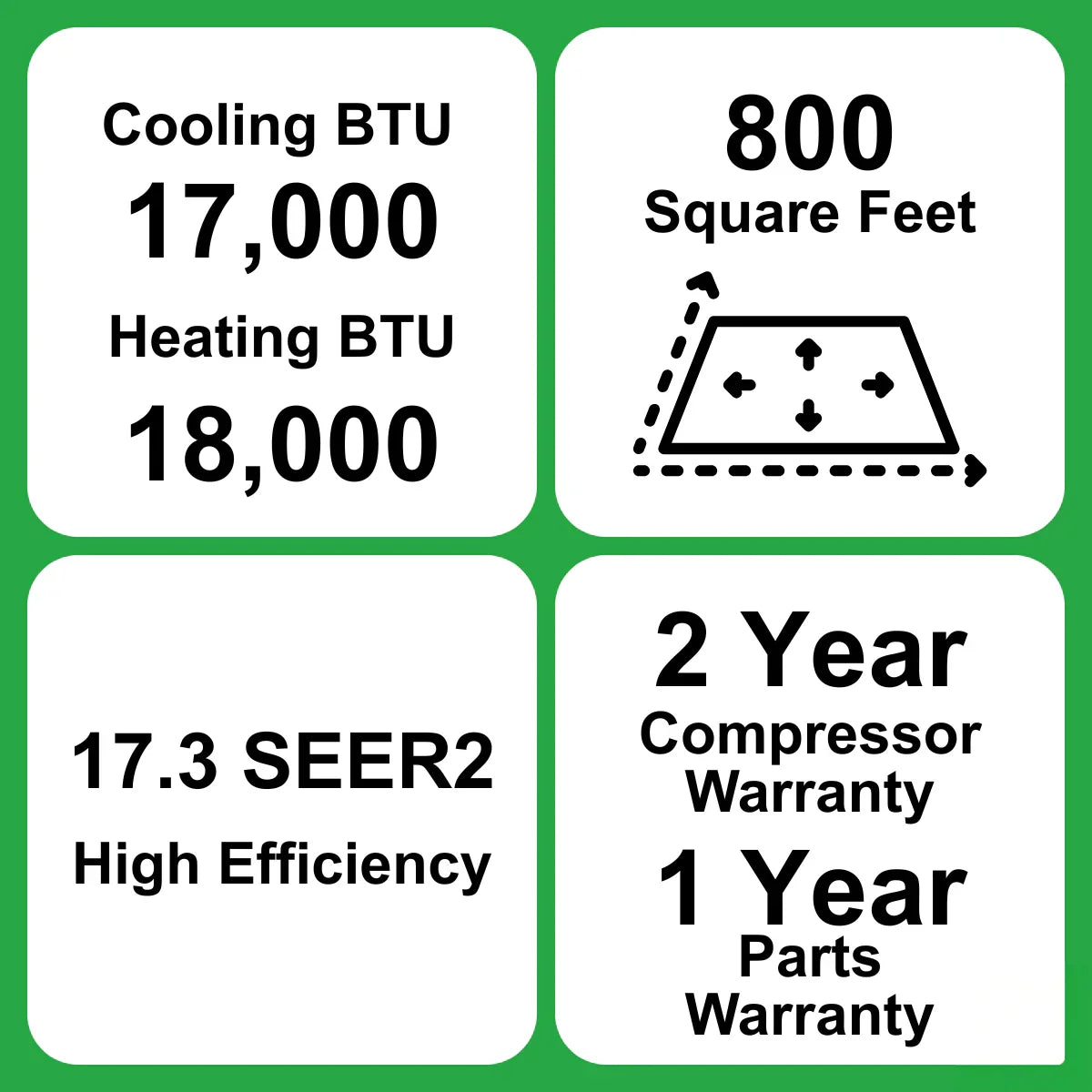 MRCOOL DIY Select 18K 18,000 BTU 17.3 SEER2 Single Zone Mini Split System with 11.5 ft. DIY Line Set - R454B - 230V