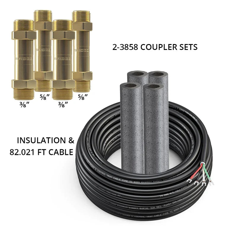 MRCOOL DIY 5th Gen 75 Ft. Line Set Kit, 3/8" x 5/8", for DIY 24K/36K Indoor (DIY75-3858-O)