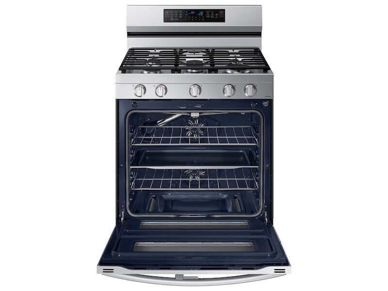 Samsung Freestanding Gas Range, Fingerprint Resistant Stainless Steel (NX60A6751SS)