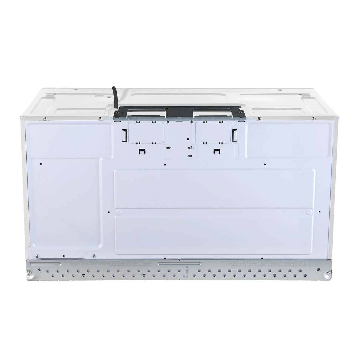 Forno Scalo 30-Inch Over the Range Microwave, 1.6 Cu. Ft., 300 CFM, Touch Control, LED Light, White with Antique Brass Handle (FOTR3007-30WHT)