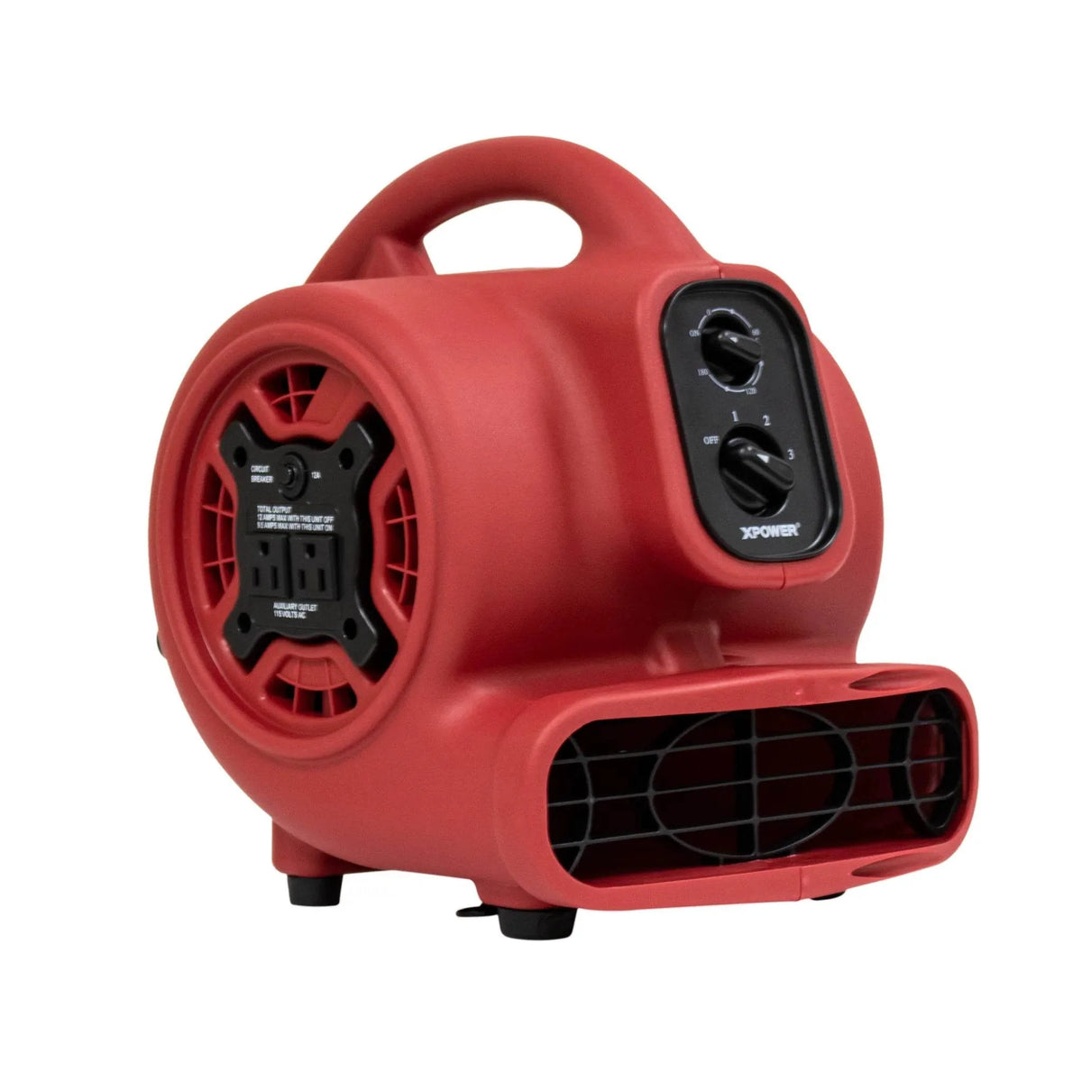 XPOWER compact air mover P-230AT - red, main view