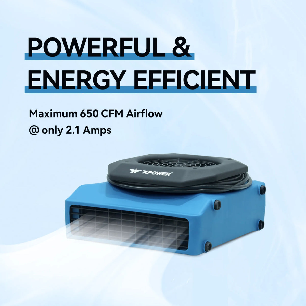 XPOWER low profile air mover PL-650A - product image 2
