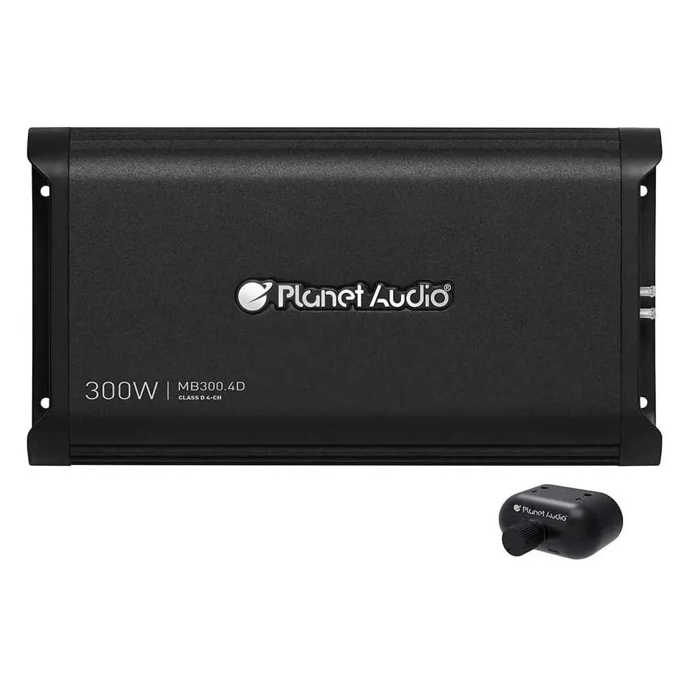 Planet Audio MB300.4D 4D Mini Bang 4 Channel 1200W Class D Power Car Amplifier