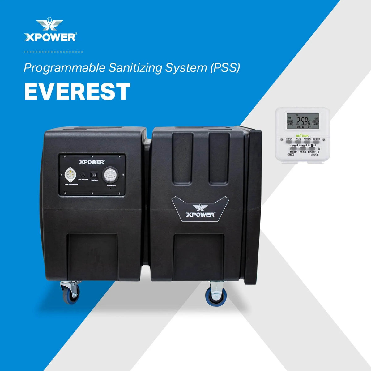 XPOWER Everest HEPA air scrubber system PSS3 - main view