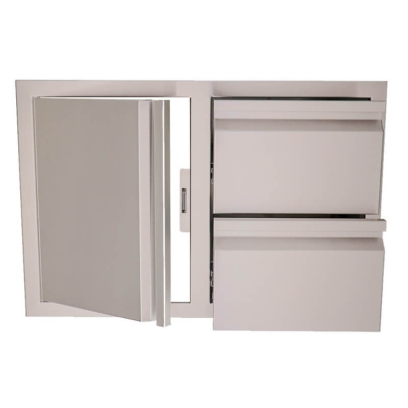 RCS 33-Inch Double Drawers and Single Door Combo (VDC1SC)
