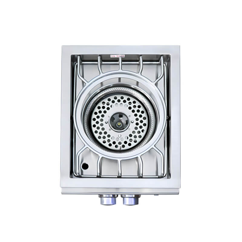 RCS Cutlass Pro Series Built-In Power Burner, Stainless Steel Lid (RSB3A)