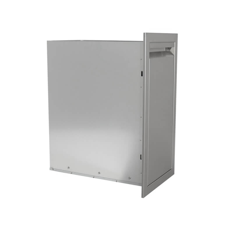 RCS Valiant 14-Inch Narrow Trash Drawer, Stainless Steel (VTD4)