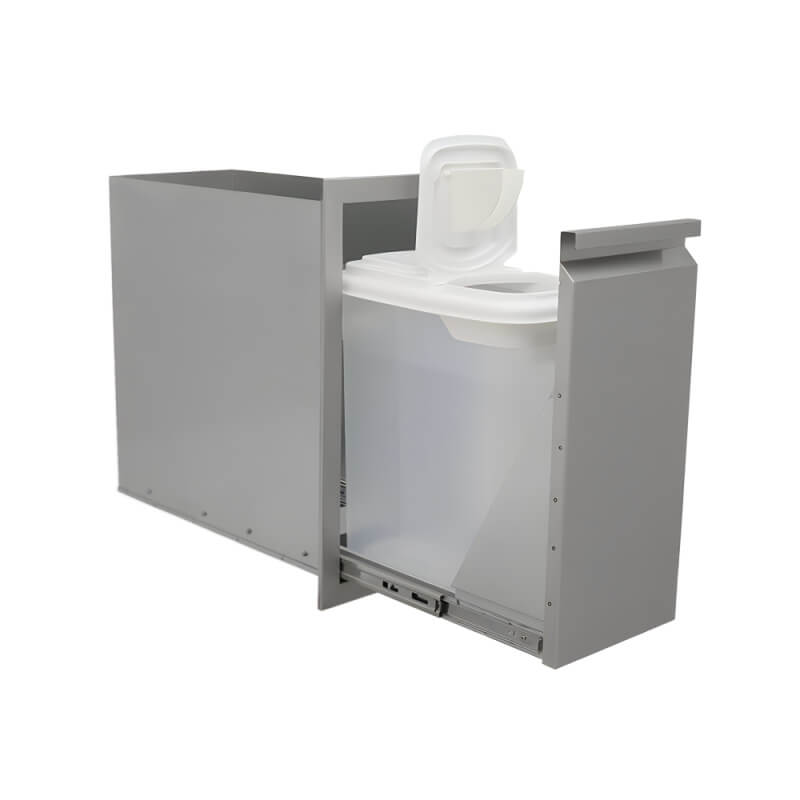 RCS Valiant Fully Enclosed Charcoal/Pellet Drawer, Stainless Steel (VDCP1)