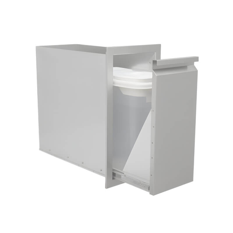 RCS Valiant Fully Enclosed Charcoal/Pellet Drawer, Stainless Steel (VDCP1)