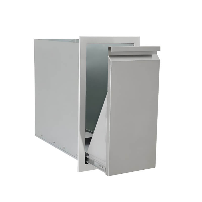 RCS Valiant Fully Enclosed Charcoal/Pellet Drawer, Stainless Steel (VDCP1)