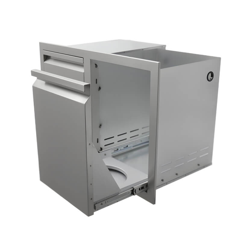 RCS Valiant 30-Inch Double Drawer and Propane Drawer Combo, Stainless Steel (VDCL1)